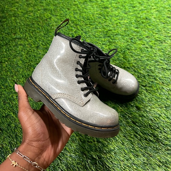 Dr Martens 1460 Glitter Toddler Boots size 9 kids - Picture 1 of 9